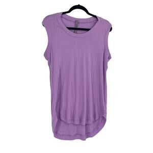 Melissa McCarthy Purple Lavender Ribbed Jersey Tank Women’s 1X